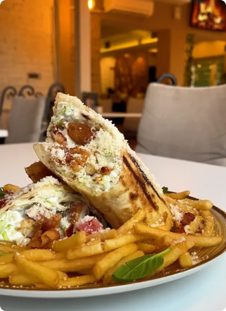 Tortilja sa pomfritom u Rispettu